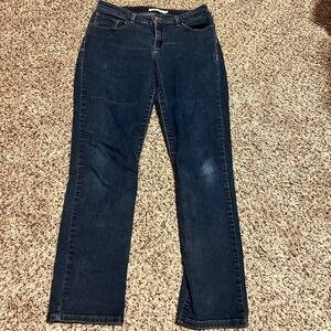 Levi's Classic Mid Rise Skinny Jeans Dark Wash Denim Women's Size 10‎
